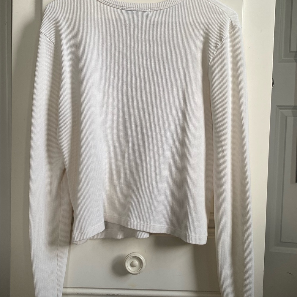 Daydreamer White and Pink Graphic Long Sleeve Tee - Picture 6 of 6